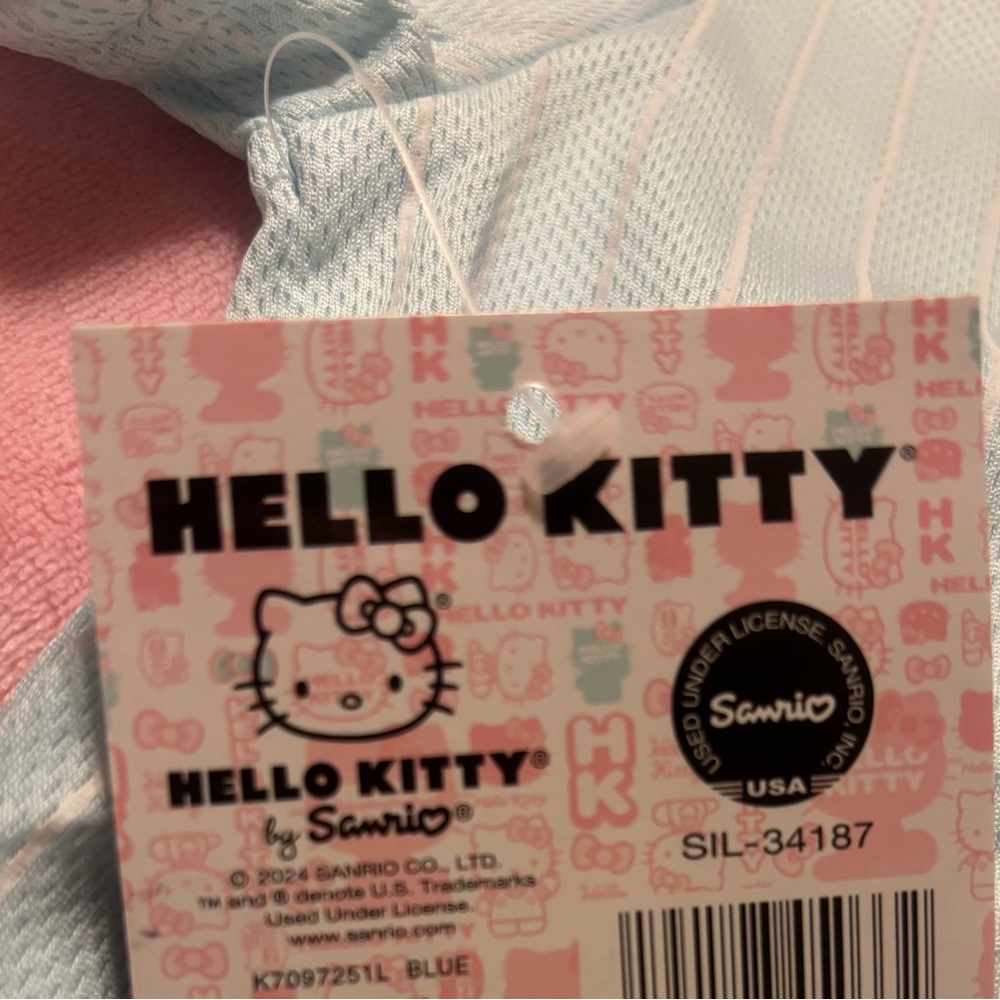 Hello Kitty Kids Jersey - Light Blue and Black - Picture 5 of 5